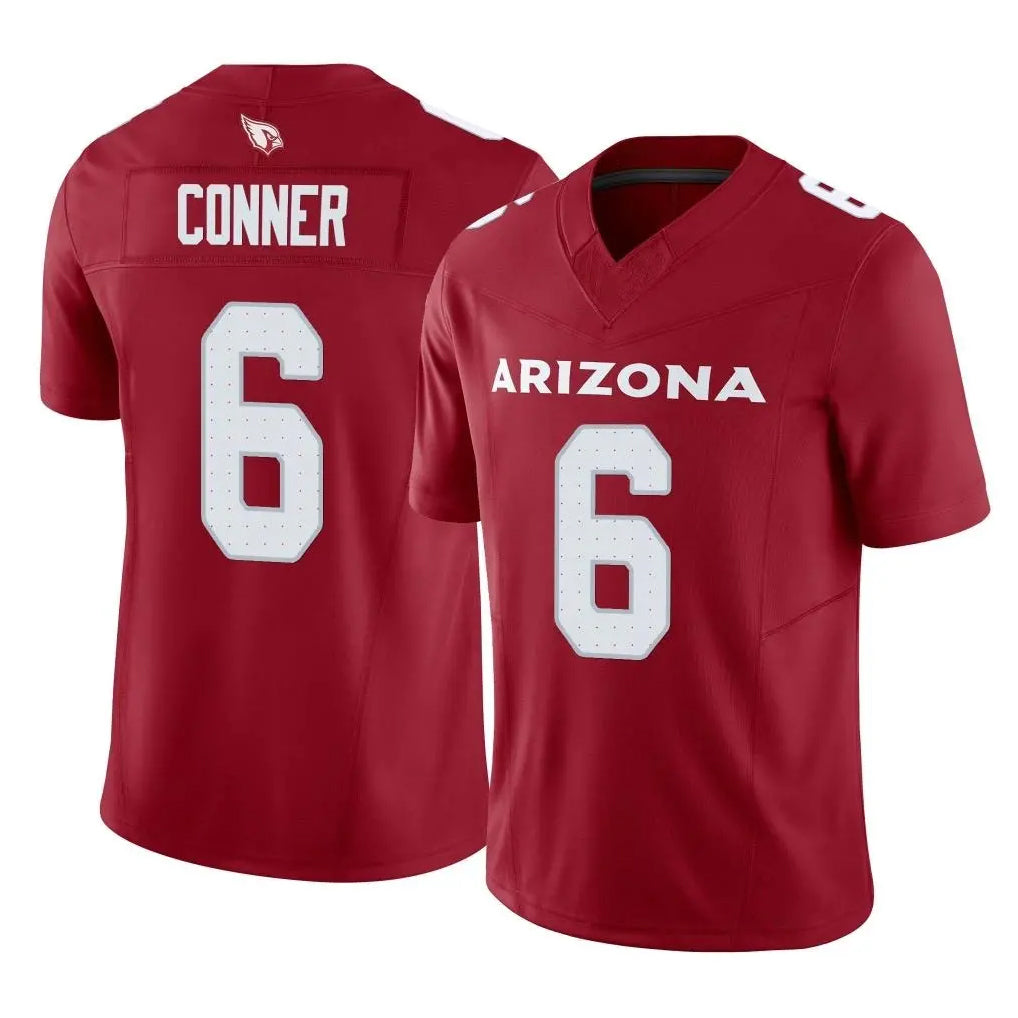 A.Cardinals #6 James Conner Player Cardinal Vapor F.U.S.E. Limited Home Game Ldoa Stitched Jerseys