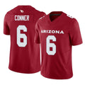 A.Cardinals #6 James Conner Player Cardinal Vapor F.U.S.E. Limited Home Game Ldoa Stitched Jerseys
