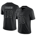 B.Bills #10 Khalil Shakir Player Black RFLCTV Limited Ldoa Stitched Jerseys