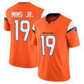 D.Broncos #19 Marvin Mims Jr. Player Orange Vapor F.U.S.E. Limited Home Game Ldoa Stitched Jerseys