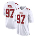 SF.49ers #97 Nick Bosa Player White Fashion Home Game Ldoa Stitched Jerseys