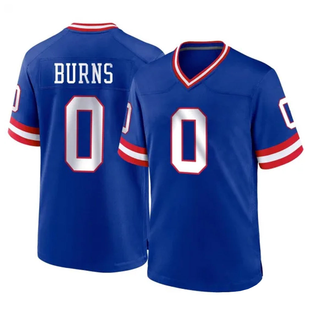 NY.Giants #0 Brian Burns Player Royal Classic Home Game Ldoa Stitched Jerseys