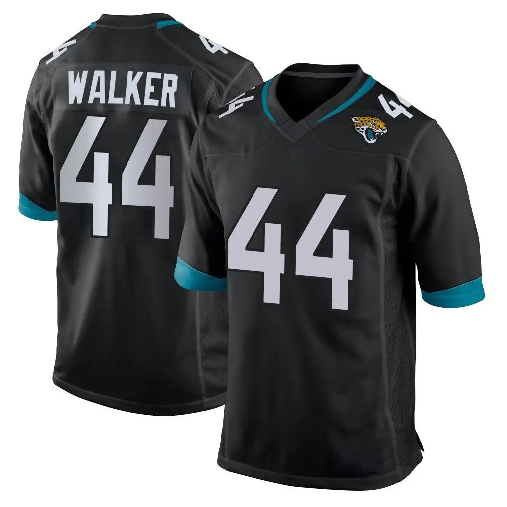 J.Jaguars #44 Travon Walker Player Black Home Game Ldoa Stitched Jerseys