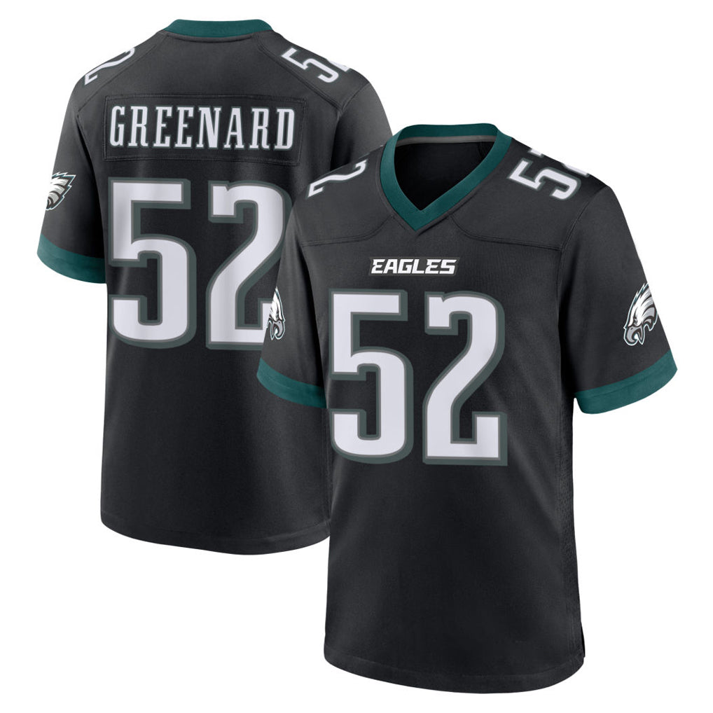 P.Eagles #52 Jonathan Greenard Player Black Game Home Ldoa Stitched Jerseys
