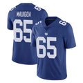 NY.Giants #65 Francis Mauigoa Player Royal Limited Vapor Untouchable Home Game Ldoa Stitched Jerseys