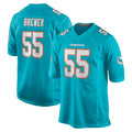 M.Dolphins #55 Aaron Brewer Player Aqua Home Game Ldoa Stitched Jerseys