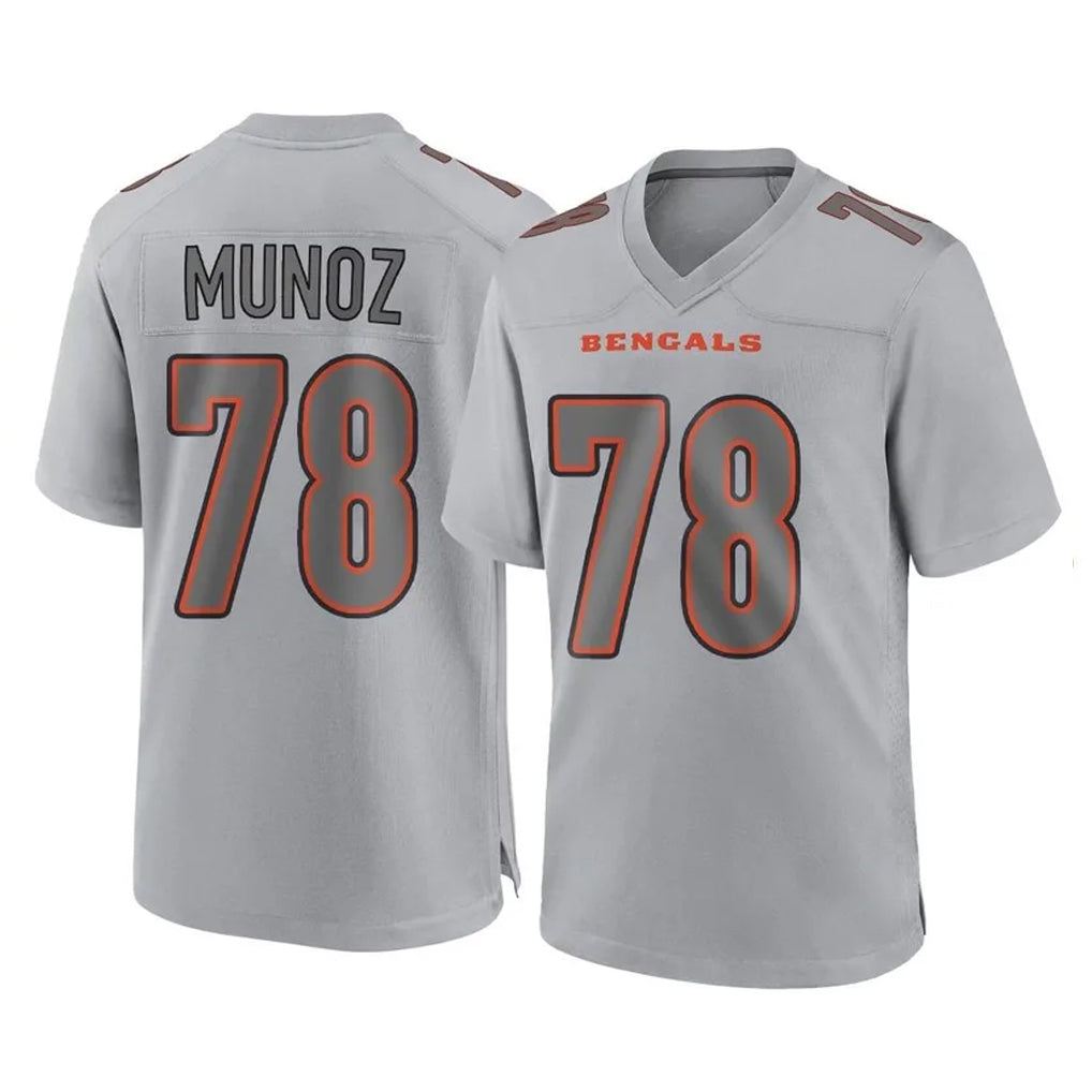 C.Bengals #78 Anthony Munoz Player Gray Atmosphere Fashion Game Ldoa Stitched Jerseys