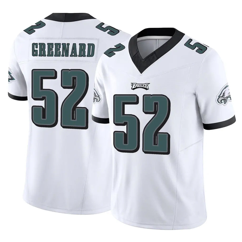 P.Eagles #52 Jonathan Greenard Player White Limited Vapor F.U.S.E. Home Game Ldoa Stitched Jerseys