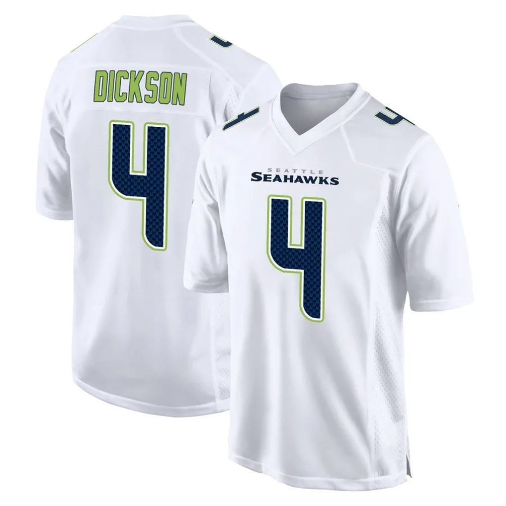 S.Seahawks #4 Michael Dickson Player White Tundra Fashion Home Game Ldoa Stitched Jerseys