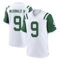 NY.Jets #9 Will McDonald IV Player White Classic Home Game Ldoa Stitched Jerseys