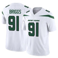 NY.Jets #91 Jowon Briggs Player White Limited Vapor F.U.S.E. Home Game Ldoa Stitched Jerseys