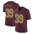 W.Commanders #39 Jeremy Reaves Player Burgundy Alternate Vapor Untouchable Home Game Ldoa Stitched Jerseys