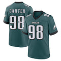 P.Eagles #98 Jalen Carter Player Green Home Game Ldoa Stitched Jerseys