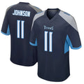 T.Titans #11 Jermaine Johnson II Player Navy Home Game Ldoa Stitched Jerseys