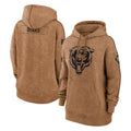 C.Bears ## Bears Blank Player Brown Salute to Service Pullover Hoodies Limited Ldoa Stitched Jerseys