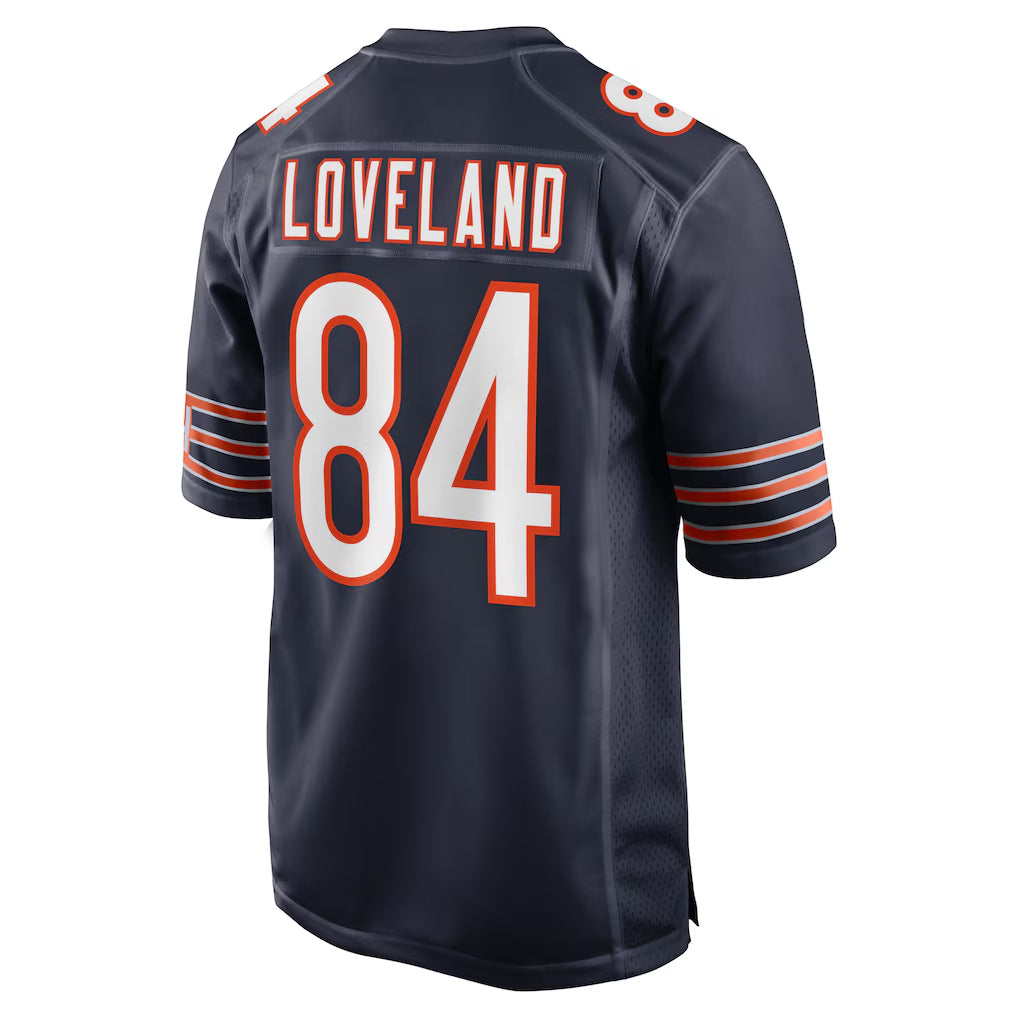 C.Bears #84 Colston Loveland Player Navy Home Game Ldoa Stitched Jerseys