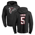 A.Falcons #5 Drake London Player Black Salute to Service Hoodies Ldoa Stitched Jerseys