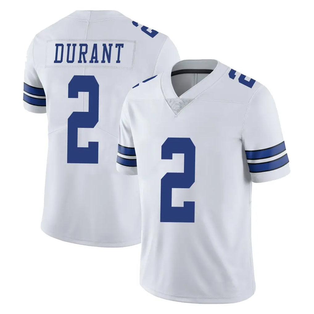 D.Cowboys #2 Cobie Durant Player White Vapor Untouchable Limited Home Game Kdoa Stitched Jerseys