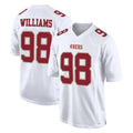 SF.49ers #98 Mykel Williams Player White Fashion Home Game Ldoa Stitched Jerseys