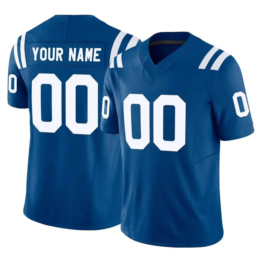 Custom IN.Colts Royal Limited Vapor F.U.S.E. Home Game Any Name & Numbers Ldoa Stitched Jerseys