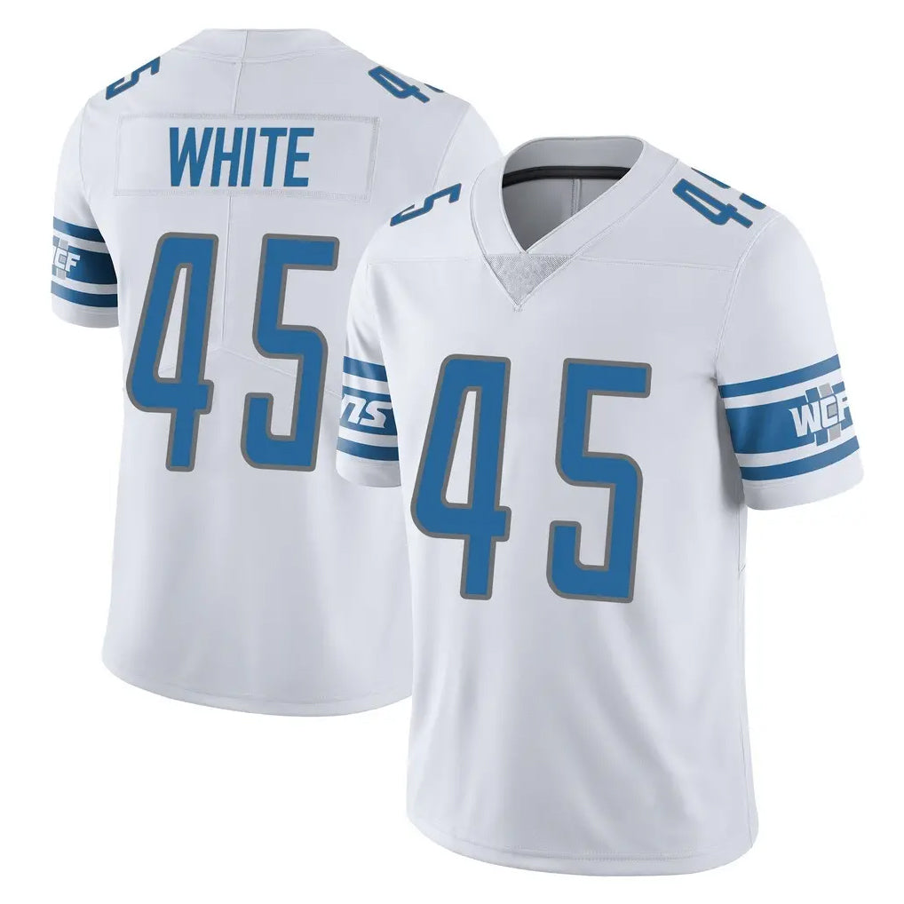 D.Lions #45 Devin White Player White Limited Vapor Untouchable Home Game Ldoa Stitched Jerseys