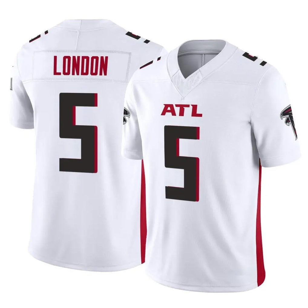 A.Falcons #5 Drake London Player White Vapor F.U.S.E. Limited Home Game Ldoa Stitched Jerseys