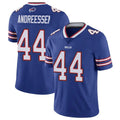 B.Bills #44 Joe Andreessen Player Royal Vapor Untouchable Limited Ldoa Stitched Jerseys