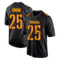 W.Commanders #25 Nick Cross Player Black Carbon Fashion Home Game Ldoa Stitched Jerseys