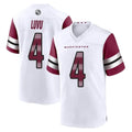 W.Commanders #4 Frankie Luvu Player White Game Home Ldoa Stitched Jerseys