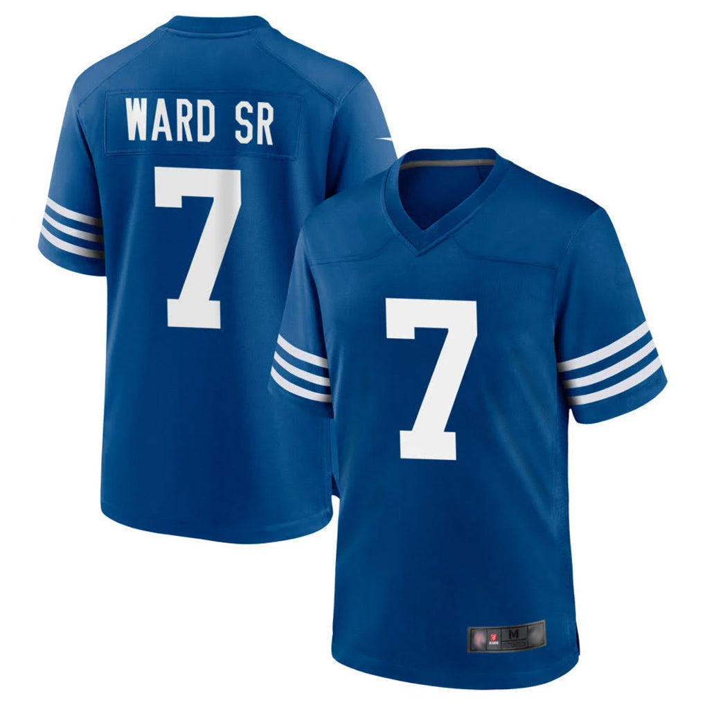 IN.Colts #7 Charvarius Ward Sr. Player Royal Limited Home Game Ldoa Stitched Jerseys