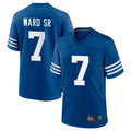 IN.Colts #7 Charvarius Ward Sr. Player Royal Limited Home Game Ldoa Stitched Jerseys
