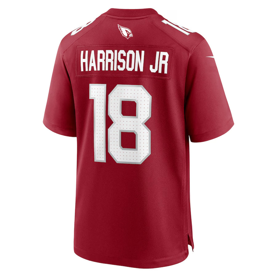 A.Cardinals #18 Marvin Harrison Jr. Player Cardinal Game Ldoa Stitched Jerseys