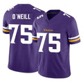 M.Vikings #75 Brian O'Neill Player Purple Limited Vapor F.U.S.E. Home Game Ldoa Stitched Jerseys