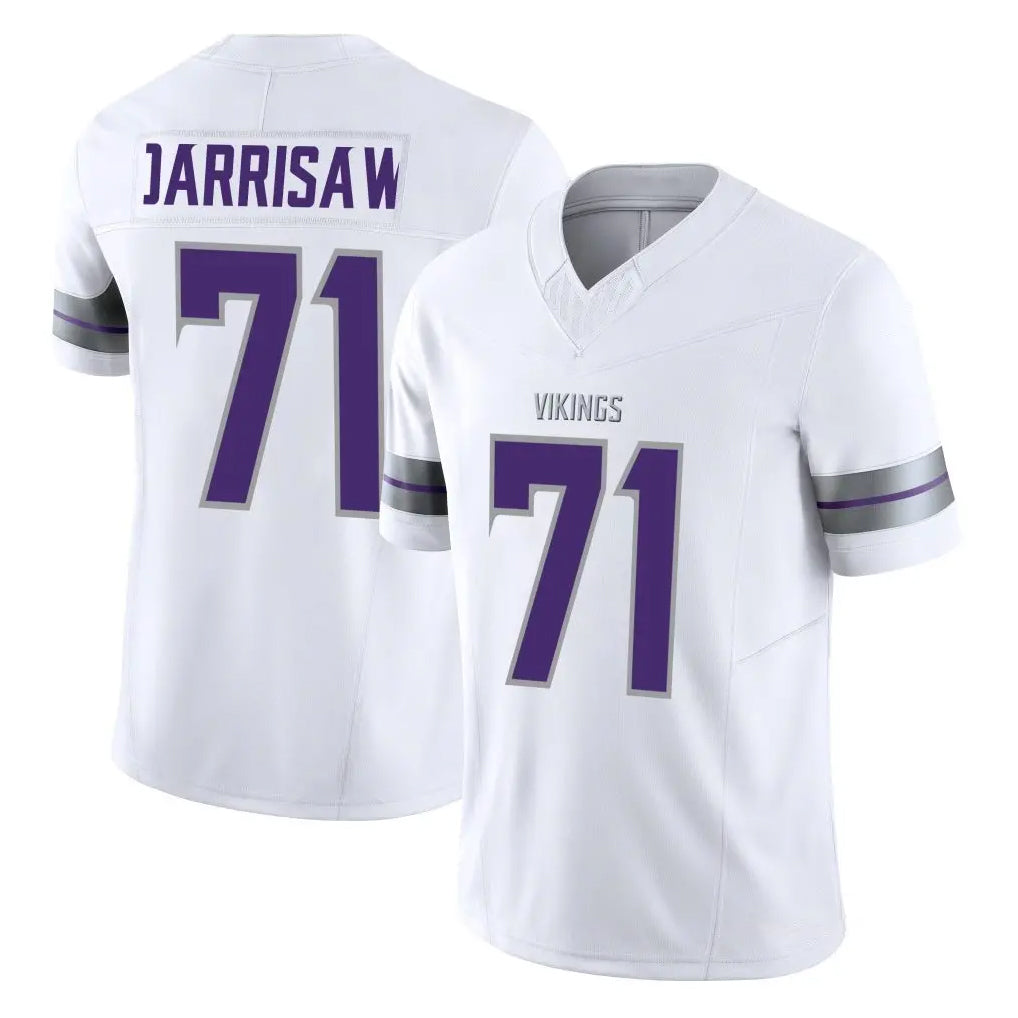 M.Vikings #71 Christian Darrisaw Player White Limited Alternate Vapor F.U.S.E. Home Game Ldoa Stitched Jerseys