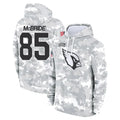 A.Cardinals #85 Trey McBride Player Camo Salute to Service Hoodies Ldoa Stitched Jerseys