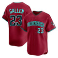A.Diamondbacks #23 Zac Gallen Player Red Limited Home Game Ldoa Stitched Jerseys