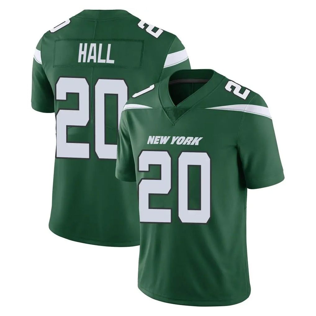 NY.Jets #20 Breece Hall Player Green Limited Vapor Home Game Ldoa Stitched Jerseys