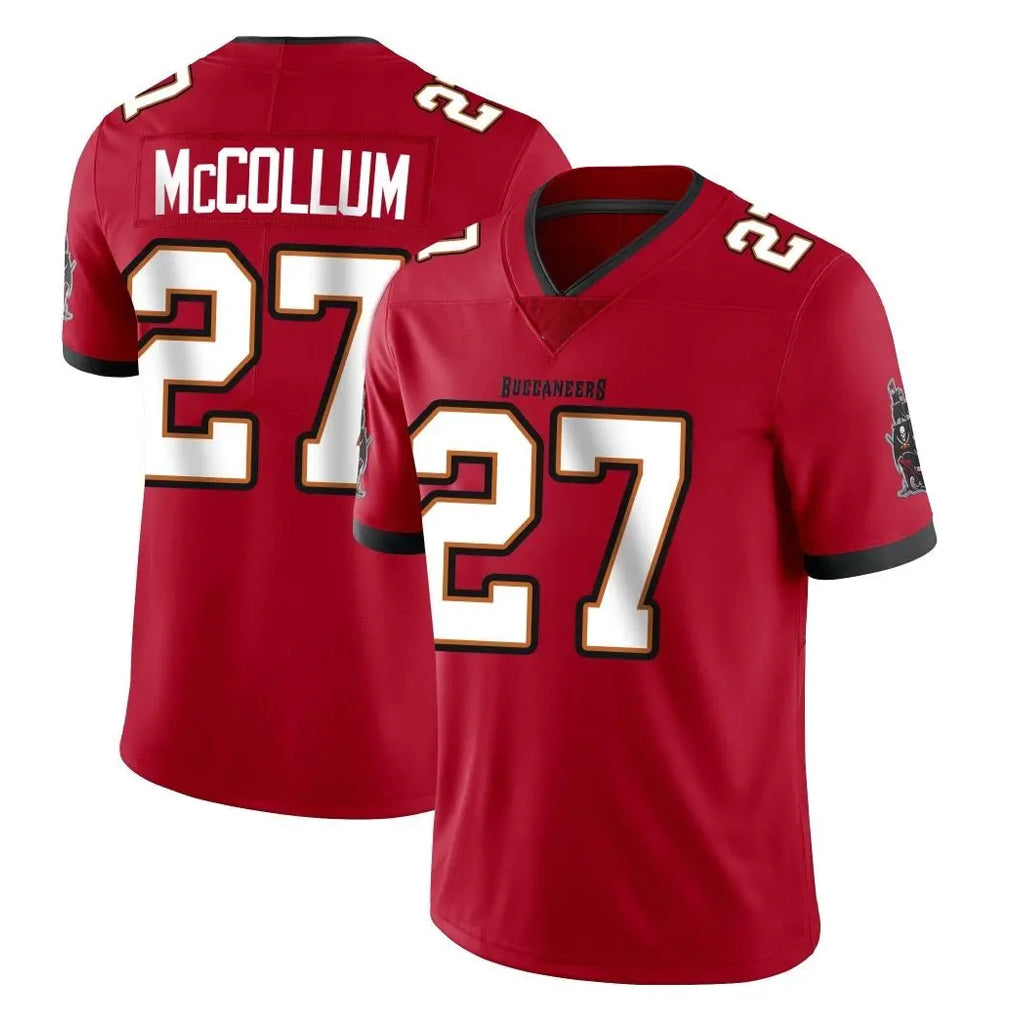 TB.Buccaneers #27 Zyon McCollum Player Red Limited Vapor F.U.S.E. Home Game Ldoa Stitched Jerseys