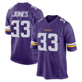 M.Vikings #33 Aaron Jones Sr. Player Purple Home Game Ldoa Stitched Jerseys