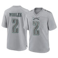 P.Eagles #2 Riq Woolen Player Gray Atmosphere Fashion Home Game Ldoa Stitched Jerseys