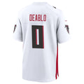 A.Falcons #0 Divine Deablo Player White Home Game Ldoa Stitched Jerseys