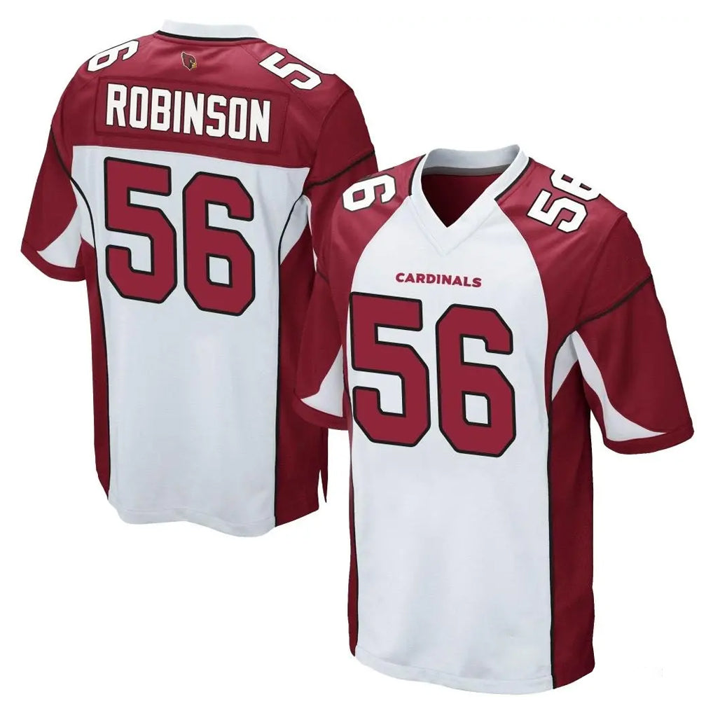 A.Cardinals #56 Darius Robinson Player White Cardinal Home Game Ldoa Stitched Jerseys