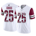 W.Commanders #25 Nick Cross Player White Limited Vapor Home Game Ldoa Stitched Jerseys