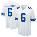 D.Cowboys #6 Donovan Ezeiruaku Player White Home Game Kdoa Stitched Jerseys