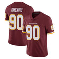W.Commanders #90 Charles Omenihu Player Burgundy Limited Team Color Vapor Untouchable Home Game Ldoa Stitched Jerseys