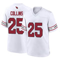 A.Cardinals #25 Zaven Collins Player White Home Game Ldoa Stitched Jerseys