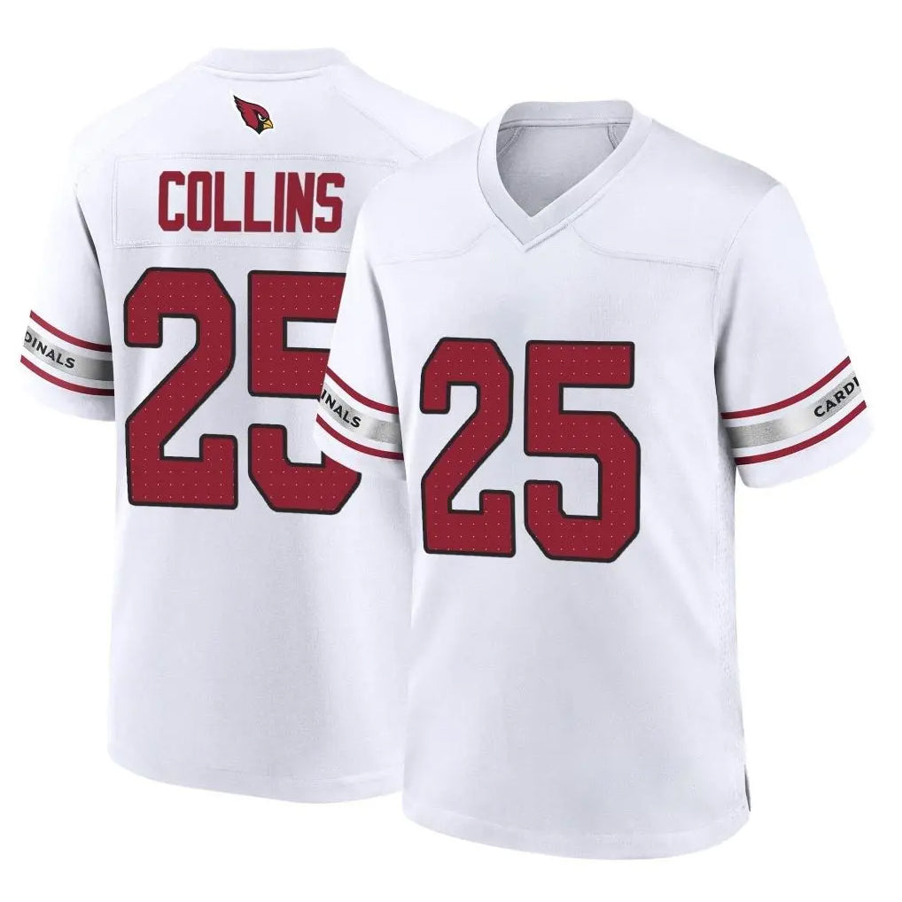 A.Cardinals #25 Zaven Collins Player White Home Game Ldoa Stitched Jerseys