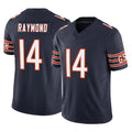 C.Bears #14 Kalif Raymond Player Navy Vapor F.U.S.E. Limited Home Game Ldoa Stitched Jerseys