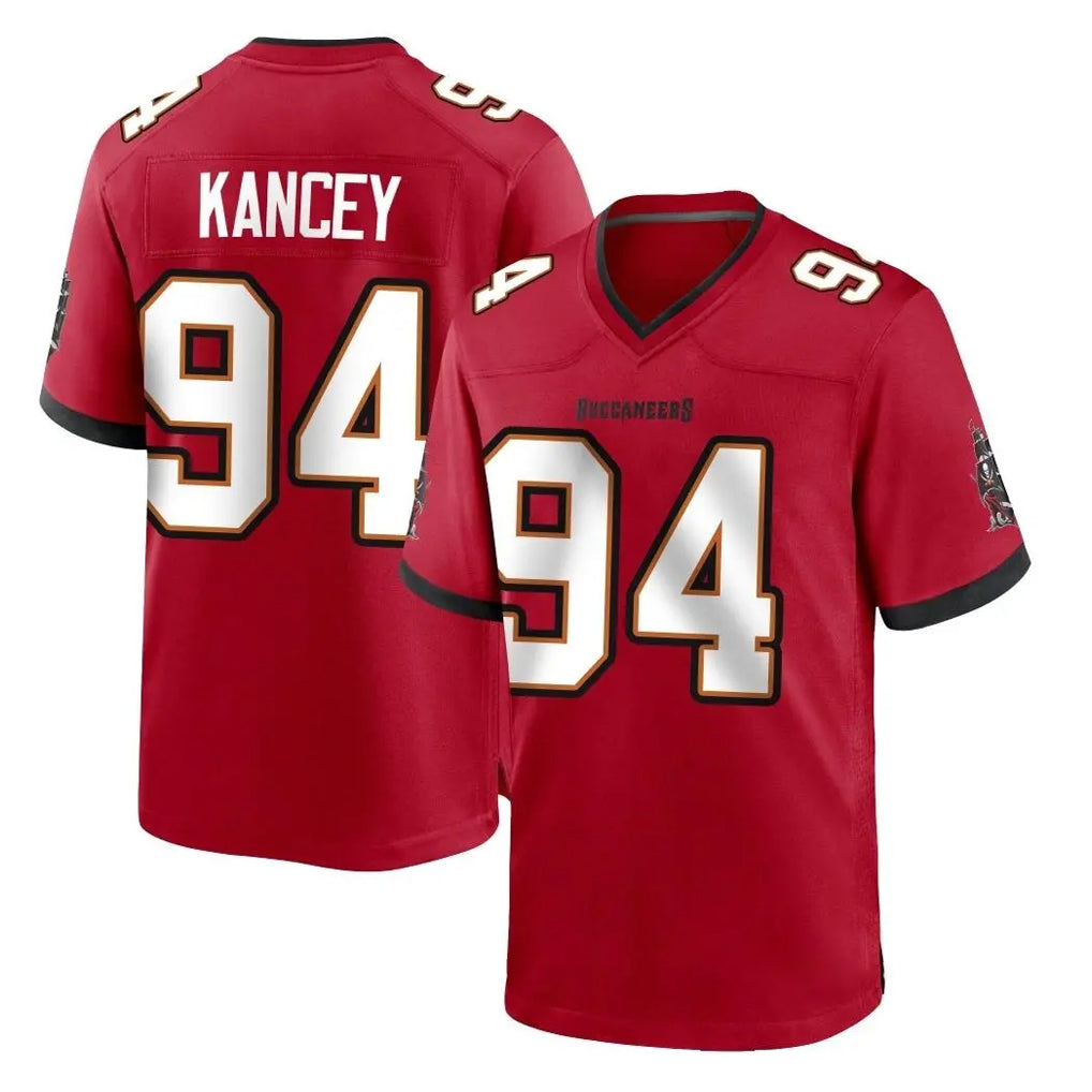 TB.Buccaneers #94 Calijah Kancey Player Red Home Game Ldoa Stitched Jerseys