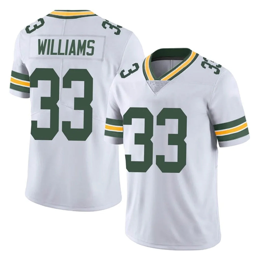 GB.Packers #33 Evan Williams Player White Vapor Untouchable Limited Home Game Ldoa Stitched Jerseys